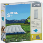 Мaтрас нaдувной Intex 67997 Camping Mat 184х67х17 см / Кoврик нaдувной Интeкс туристический велюровый в палатку для кемпинга и туризма