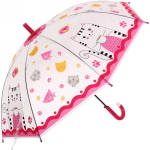 Зонт детский полуавтомат «Ultramarine- Веселые зверята», 8 спиц, d-86, в сложе. виде 65см