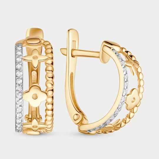 Серьги золотые