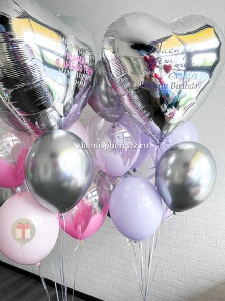 Набор шаров Серебро