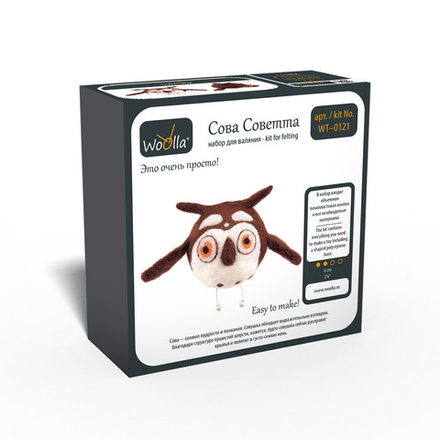 "Woolla"   WT-0121   "Сова Советта" набор для валяния