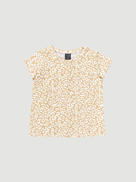 Футболка для девочек Mjölk Sand Leopard