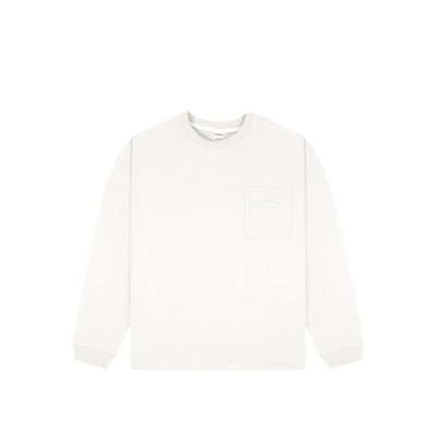 Лонгслив UNIFORM Relaxed Pocket молочный
