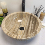 Раковина из оникса Bowl Grey Medium BO-60653 3cm 45*45*17
