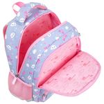 Рюкзак BRAUBERG KIDS SET, с пеналом в комплекте, 2 отделения, "Rainbow clouds", 37x28x16 см, 272100