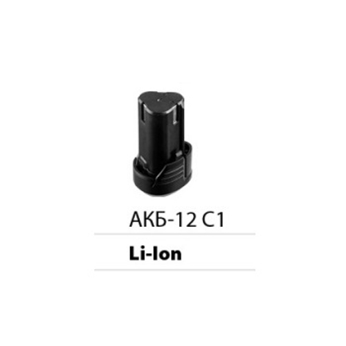 Аккумуляторная батарея 12 В, Li-Ion, 1.3 Ач, ЗУБР АКБ-12 С1