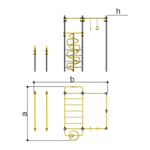 Спортивное оборудование с рукоходом Romana 201.17.00