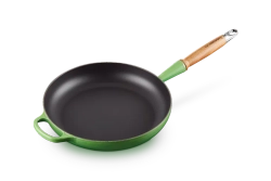 Le Creuset Сковорода чугунная 28см бамбук зеленая 20258284080422