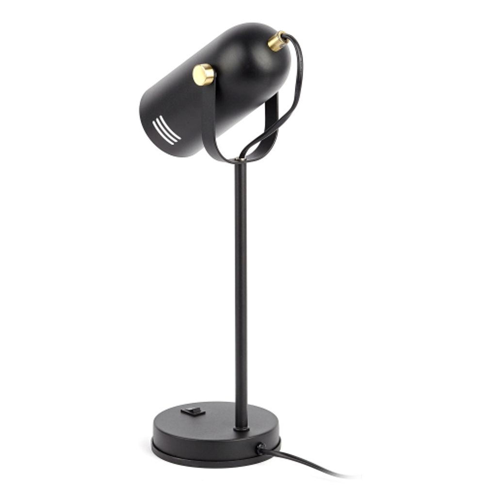 Настольный светильник ЭРА N-117-Е27-40W-BK черный | Настольные светильники под лампу