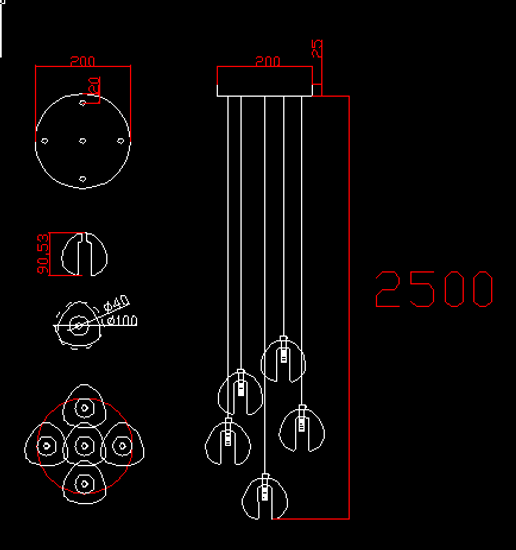 Люстра Bocci 14.5 Random
