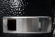 Керамический угольный гриль Monolith Two.55, 43 см, с ножками и столиками, чёрный