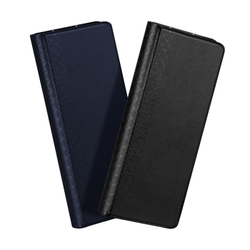 Чехол синего цвета из искусственной кожи от Dux Ducis для смартфона Samsung Z Fold SE (W25), серия Bril Series Case
