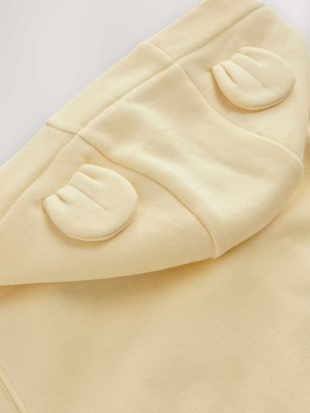 Толстовка с капюшоном на молнии для девочки Next AD3-961, Светло-желтый