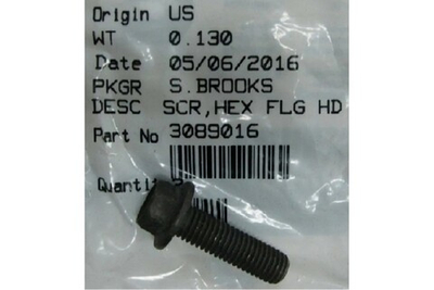 Болт M10 X1.50 X35 с шестигранной головкой крепления генератора Cummins/Камминз ISF 2.8/3.8 (3089016)