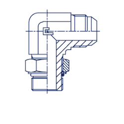 Штуцер FRA90 JIC 9/16" UNF1/2"