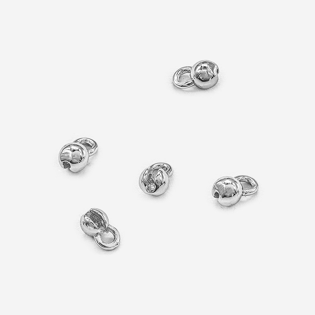 Укрывной (обжимной) концевик, 3мм, родирование