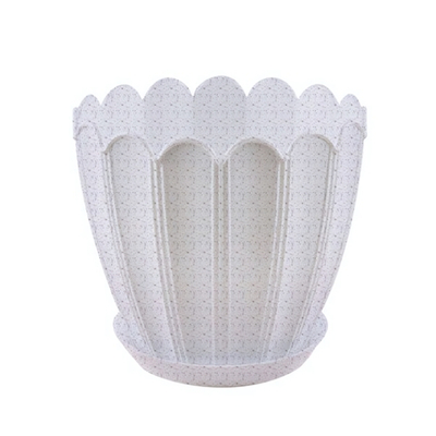 Кашпо "Хризантема" с поддоном 2,1л (мр)