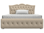 Кровать интерьерная Герда 140, Бежевый, Экокожа, 27854