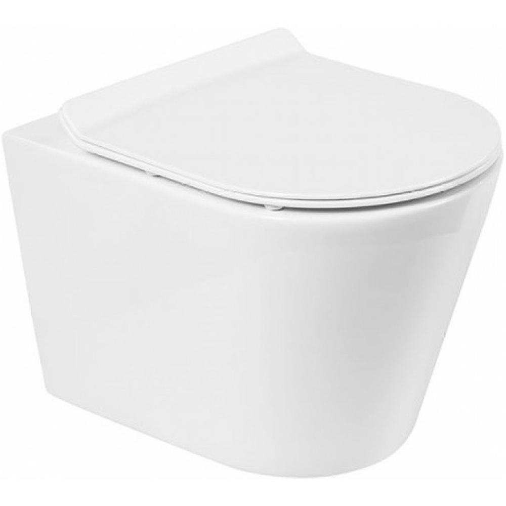 Унитаз BelBagno Flay-R BB053CHR подвесной без сиденья