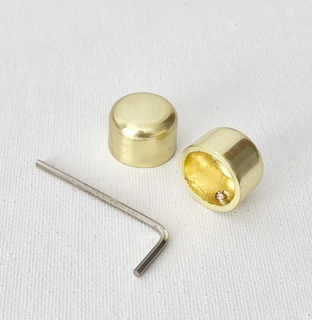 Карниз кованый витой "Ост Лиана" d25/16 мм двухрядный, цвет латунь