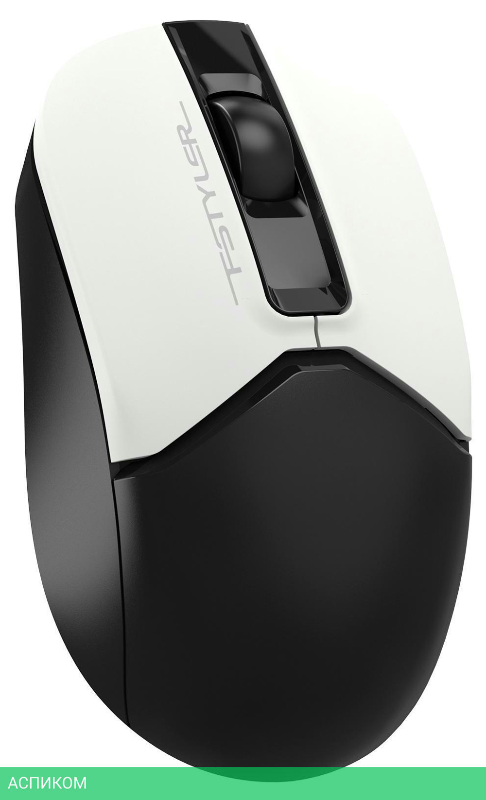 Мышь A4Tech Fstyler FM12 Panda белый/черный