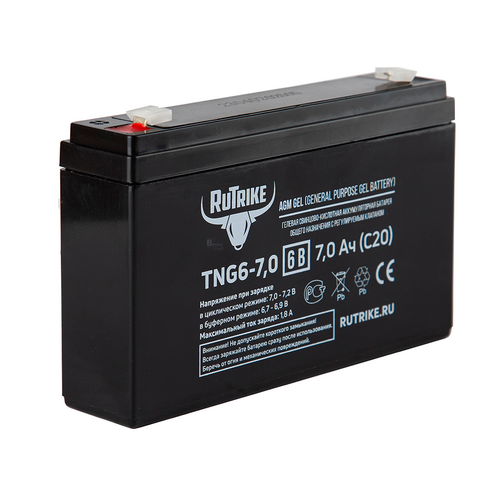 Аккумулятор RuTrike TNG 6-7,0 (AGM+GEL)
