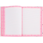 Записная книжка А5, Проф-Пресс, 7БЦ, линия, глитер, 80 л., "Дружелюбный песик-1"