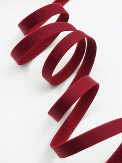 Резинка бретелечная бордовая матовая 10 мм