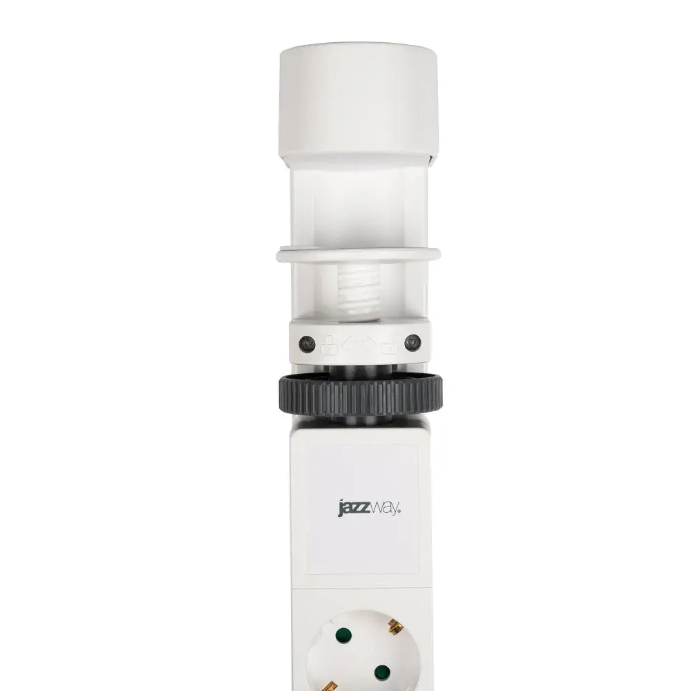 Удлинитель бытовой с заземлением и выключением Jazzway ETD-03U-150-wh