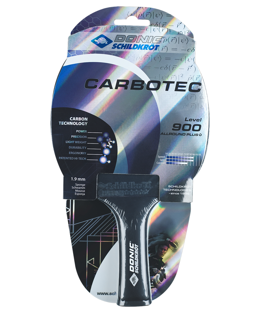 Ракетка для настольного тенниса Carbotec 900, carbon