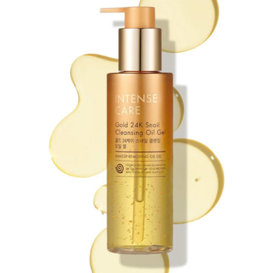 Tony Moly Гель для лица очищающий - Intense care gold 24k snail cleansing gel, 190мл