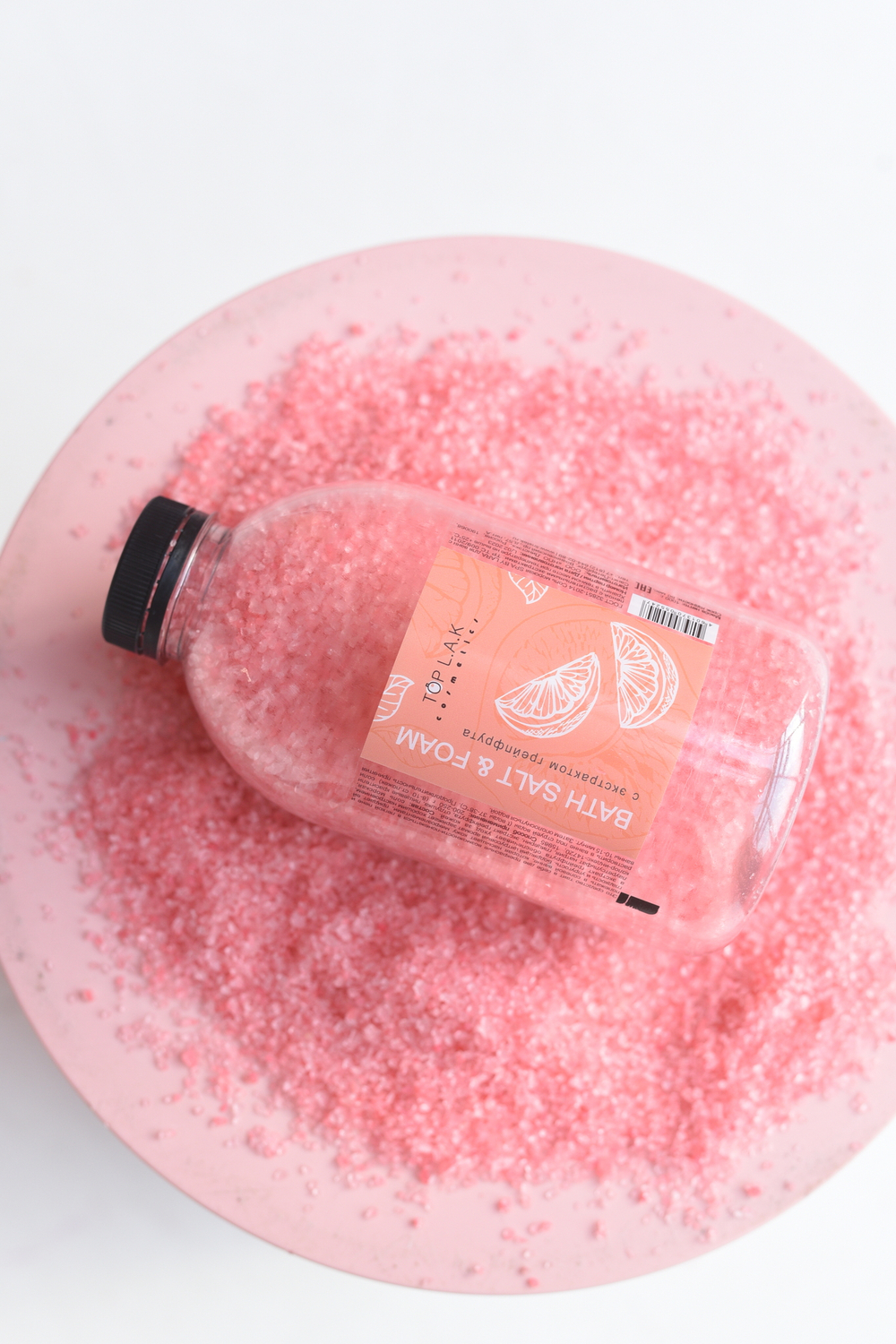 Соль для ванн с легкой пеной с экстрактом грейпфрута