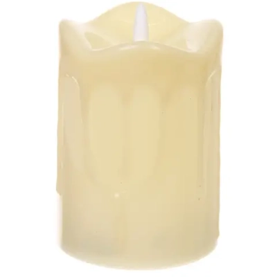 Сувенир с подсветкой «Свеча - Огонь» 9*12,5 см (работает от батареек 3 АА)