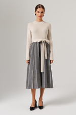 51625 Платье женское (кремовый меланж)