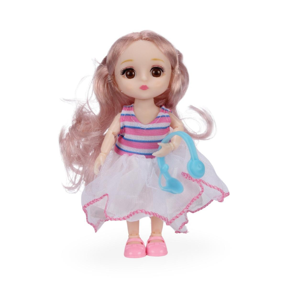 Кукла классическая 22см с аксесс., пакет 3396-25