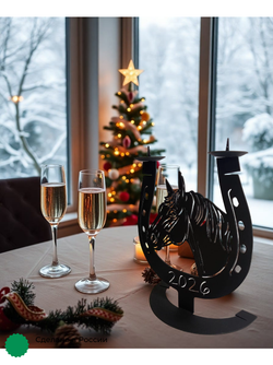 Подсвечник для свечей "Подкова"