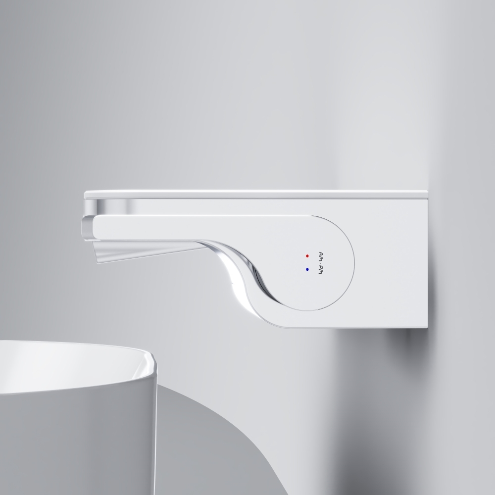 Смеситель монтируемый в стену с полкой и каскадным изливом AM.PM Func F8F72700