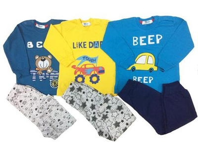 Комплект для мальчикa (джемпер, брюки) р.86 охра