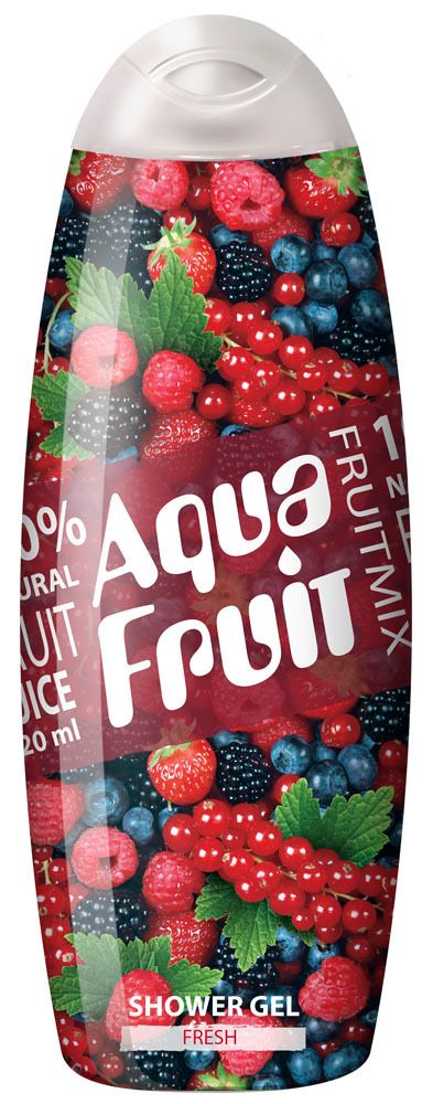 Aquafruit гель 420мл. д/душа жен. ягоды