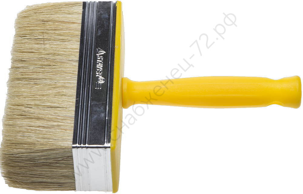 STAYER UNIVERSAL MINI 5х15 см, светлая натуральная щетина, пластмассовый корпус, Макловица, PROFESSIONAL (0182-15)