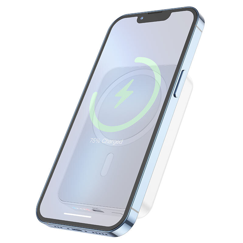 Портативный аккумулятор BOROFONE BJ25 8000 mAh PD 20W MagSafe (белый)