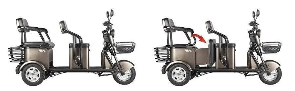 Электротрицикл Rutrike Караван пассажирский