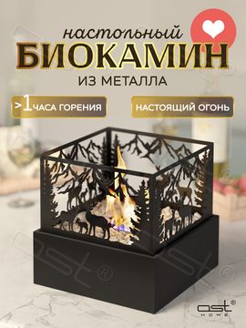 Биокамин настольный металлический "Forest spirit"