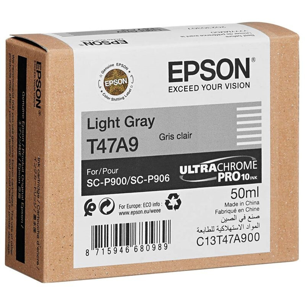 Картридж EPSON T47A (C13T47A900) для SC-P900 светло-серый