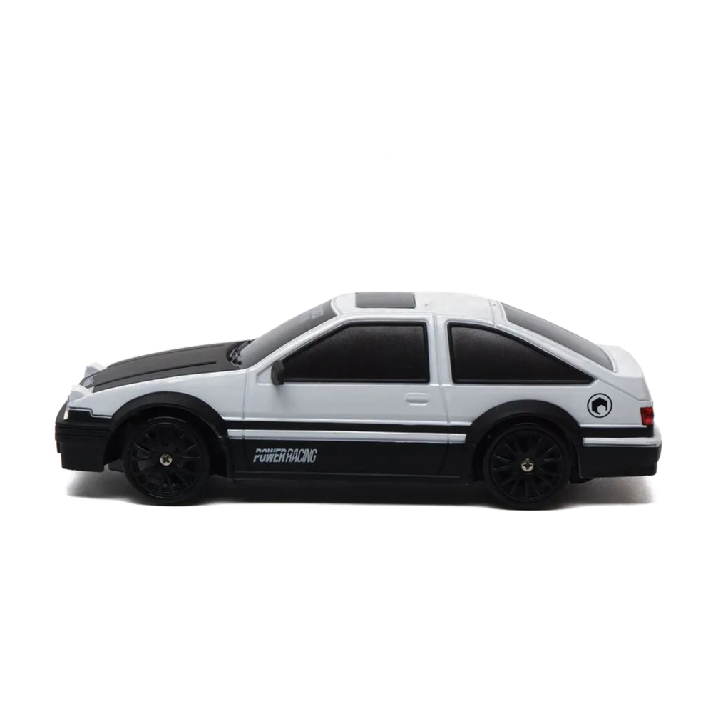 Радиоуправляемая машина для дрифта Toyota AE86 (19 см, 15 км/ч, сменные колеса, фишки) - SC24A13 серый