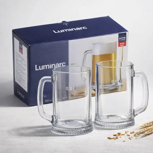Набор кружек Luminarc «Время дегустаций. Пивная кружка» 500мл, 2шт