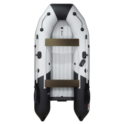 Лодка ПВХ Таймень NX 3200 НДНД светло-серый/черный