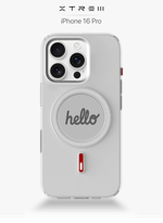 XTREM Чехол для Apple iPhone 16 Pro с экраном на задней панели, белый