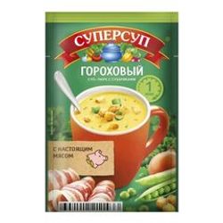 СУП-ПЮРЕ СУПЕРСУП 21,8 ГР ГОРОХОВЫЙ С СУХАРИКАМИ