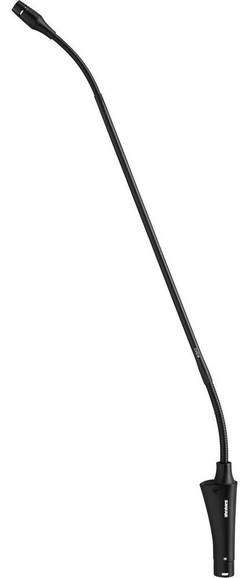 SHURE CVG18RS-B/C конденсаторный кардиоидный микрофон на гибком держателе с выключателем, преамп, световое кольцо, длина 45 см.